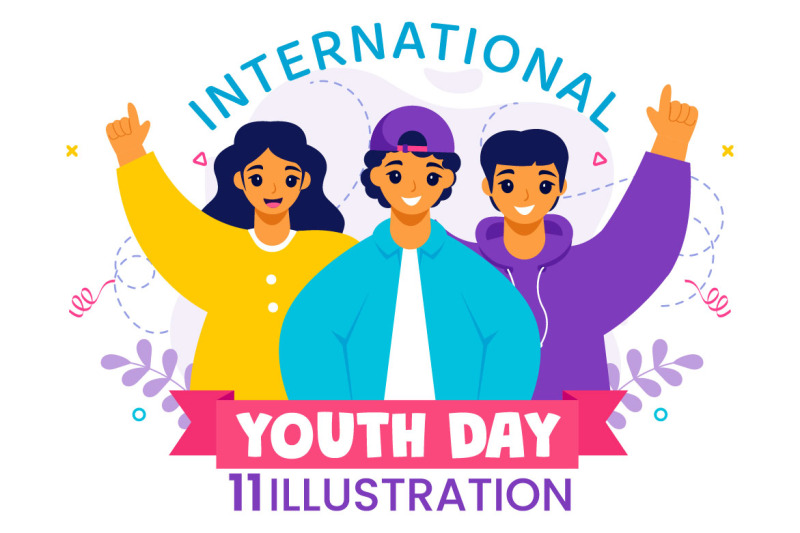 11-international-youth-day-illustration