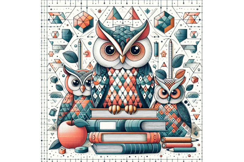 owl-bird-with-school-books