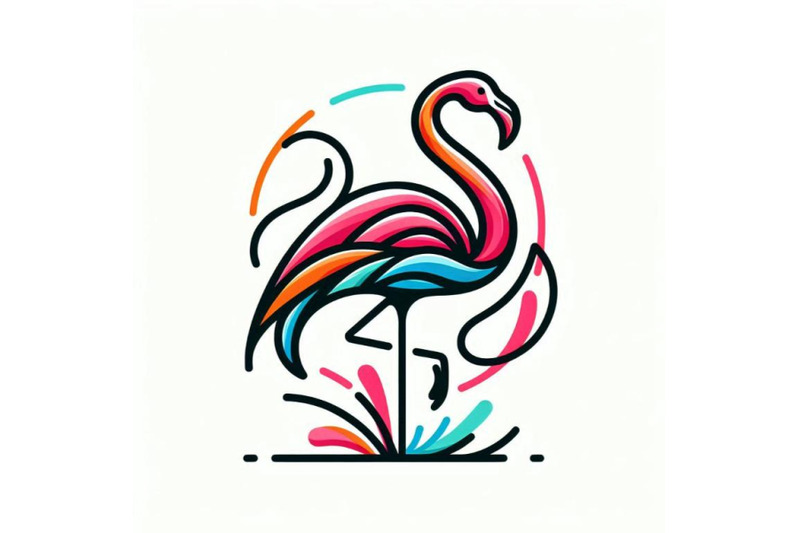 ine-art-colorful-abstract-bird-fla