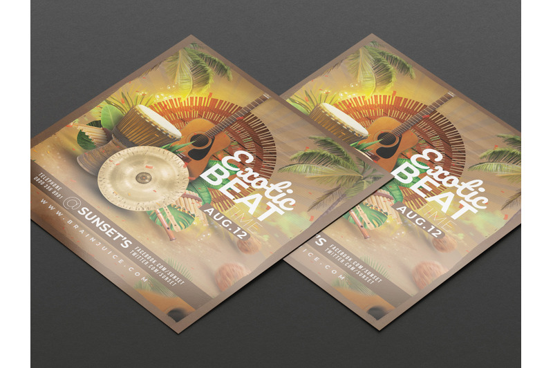 exotic-beat-time-flyer-template