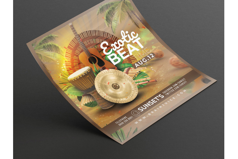 exotic-beat-time-flyer-template