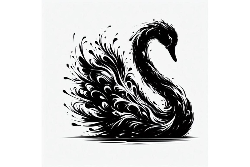 digital-art-abstract-black-swan