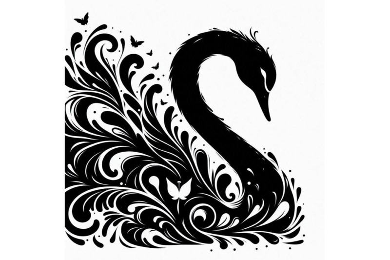 digital-art-abstract-black-swan