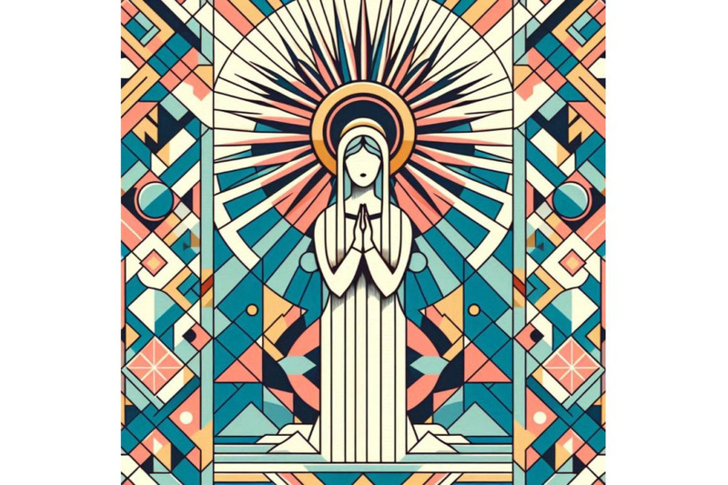 woman-prayer-joy-religion-pop-art-retro