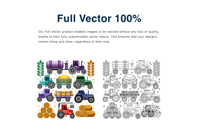 tractor-collection-vector-illustration