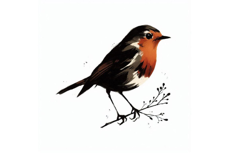 robin-bird-hand-painted