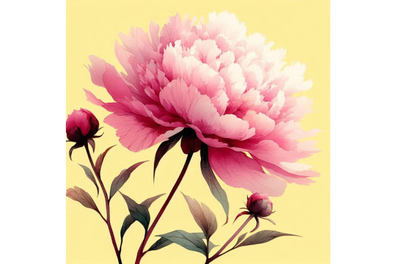 delicate-watercolor-pink-peony