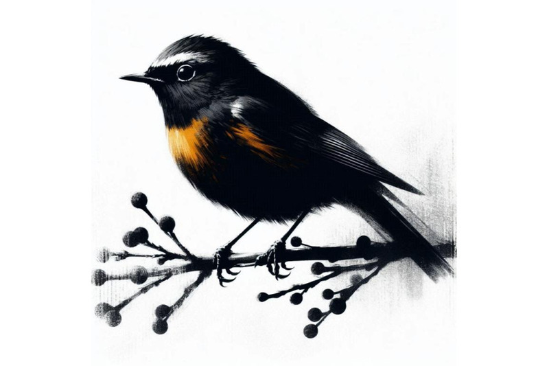 american-redstart-bird-painting-white-bac