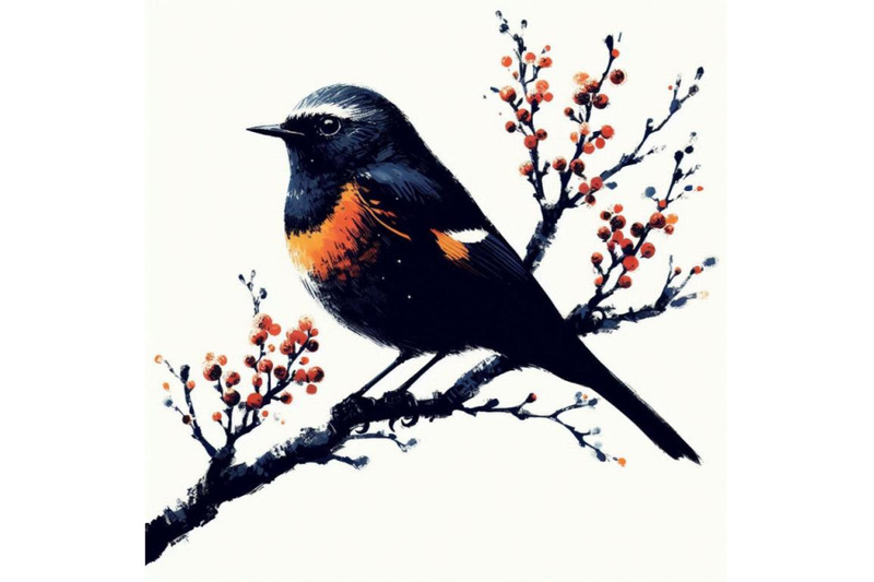 american-redstart-bird-painting-white-bac