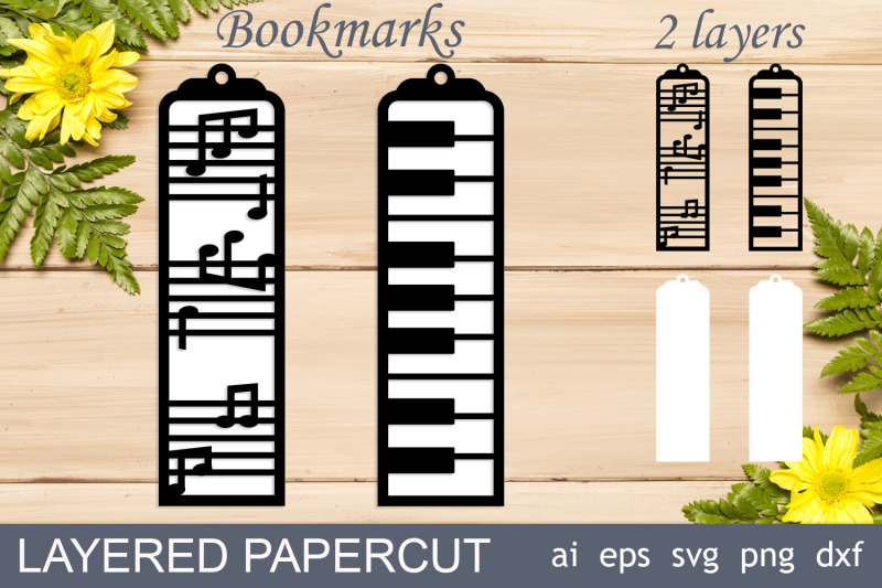 music-bookmarks-svg-layered-bookmark-with-piano