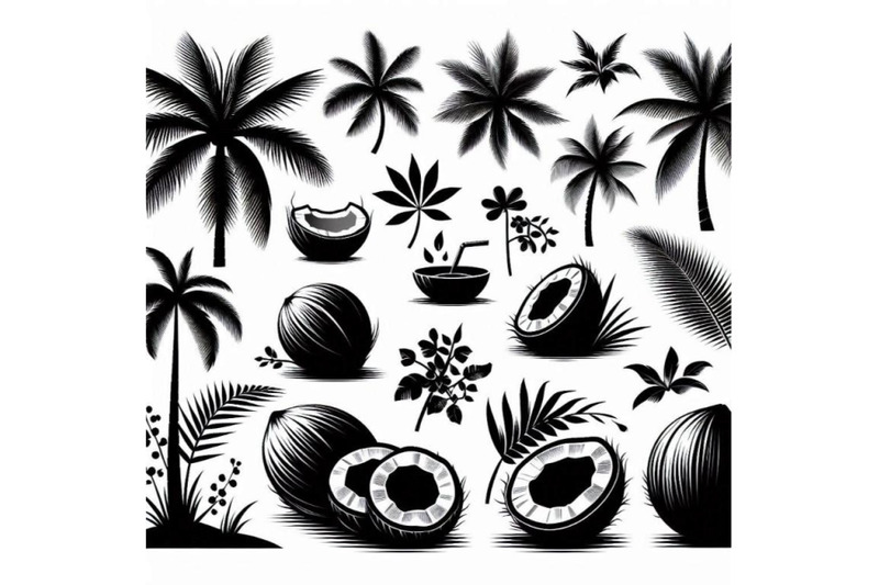 coconut-on-a-white-background