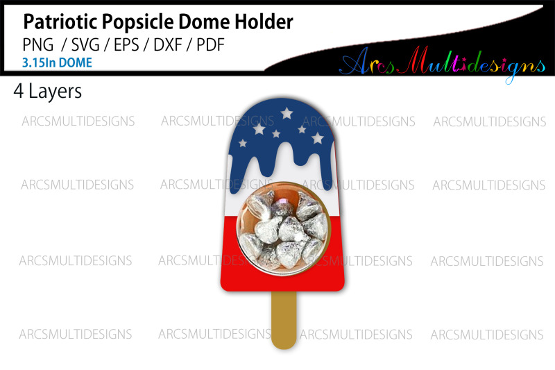 patriotic-popsicle-candy-dome-holder-template