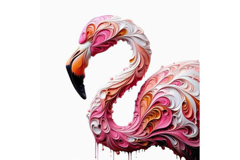 01-flamingo-abstract-art-brut-animal-characte