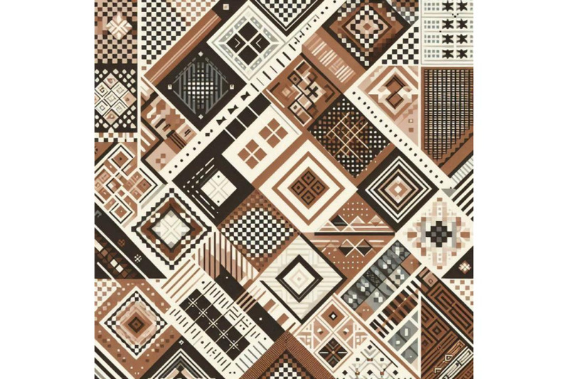 seamless-brown-checkered-pattern