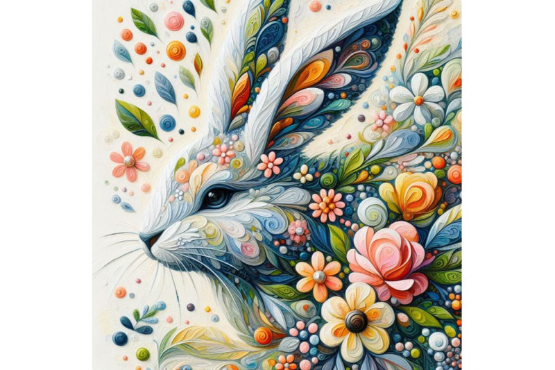 02-abstract-bunny-filled-with-flowers-and