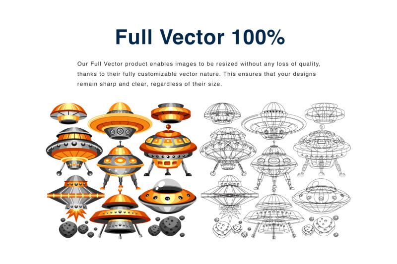 ufo-collection-vector-illustration