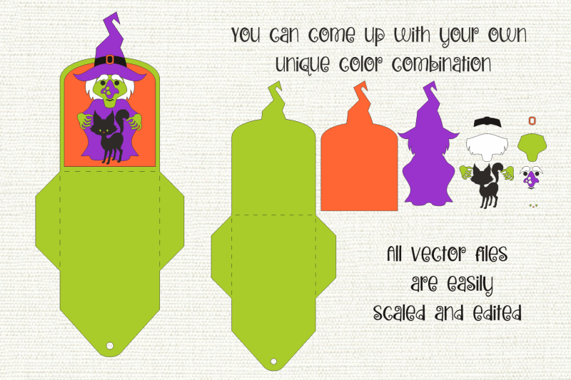 witch-and-cat-halloween-gift-card-holder-paper-craft-template