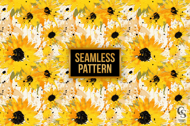 summer-yellow-painted-sunflowers-digital-papers