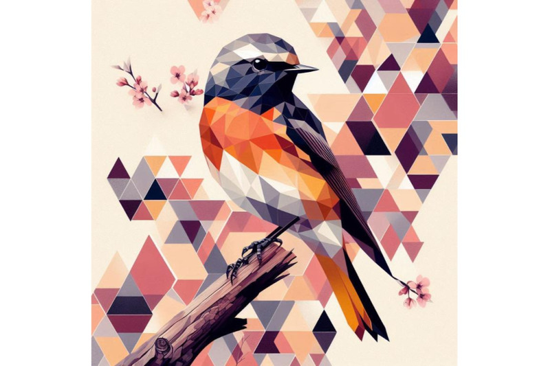 american-redstart-bird-painting