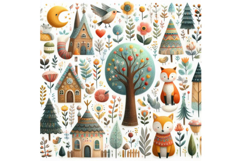 whimsical-woodland-charming-animal