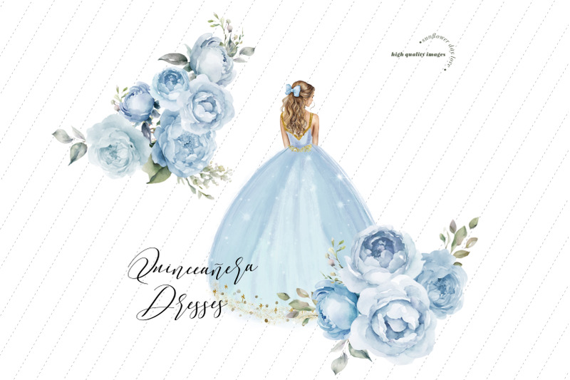 dusty-blue-princess-dresses-clipart-dusty-blue-quinceaera-sweet-16th