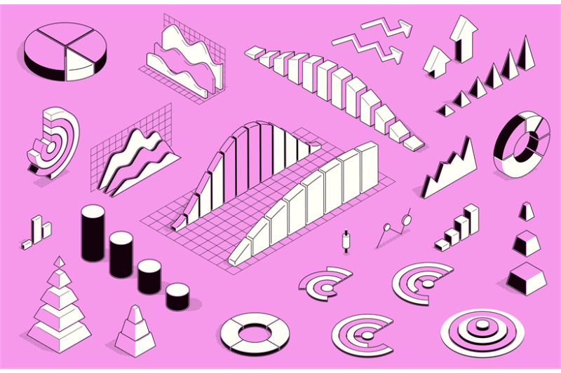 isometric-outline-infographic-diagram-abstract-linear-global-presenta