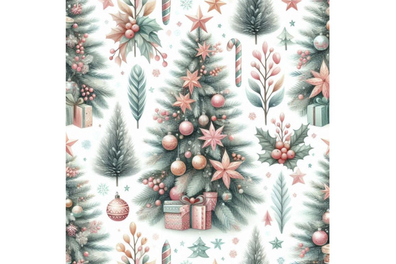 watercolor-christmas-tree-seamless-pa