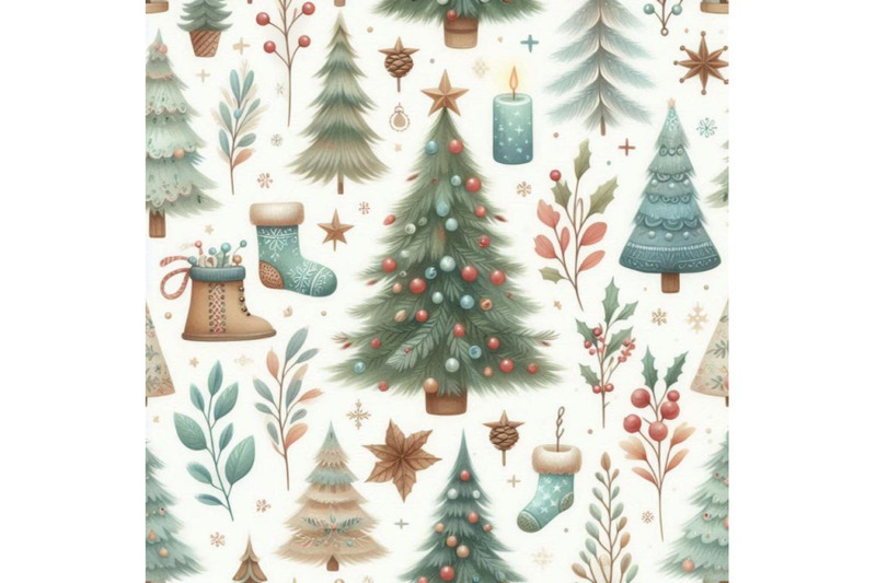 watercolor-christmas-tree-seamless-pa