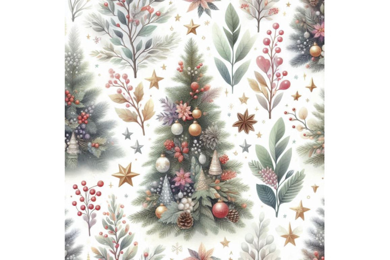 watercolor-christmas-tree-seamless-pa