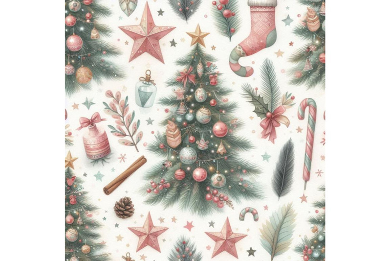 watercolor-christmas-tree-seamless-pa