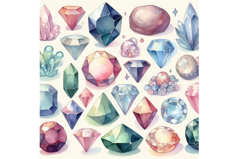 watercolor-gems-collection