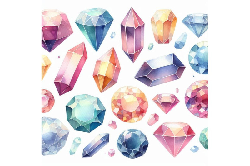 watercolor-gems-collection