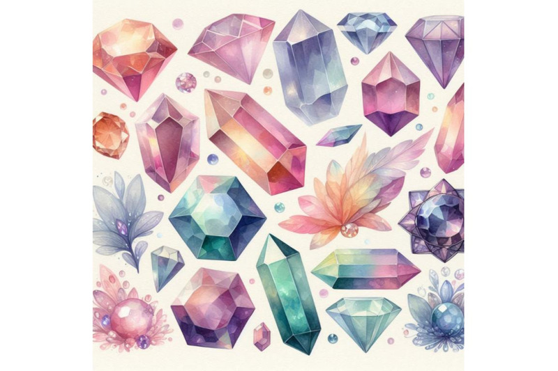 watercolor-gems-collection