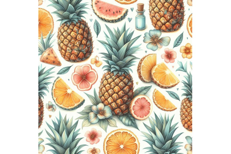 watercolor-pineapple-fruit-seamless-pa