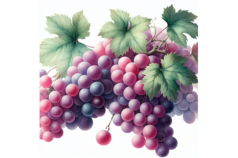 watercolor-grapes