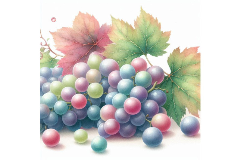 watercolor-grapes