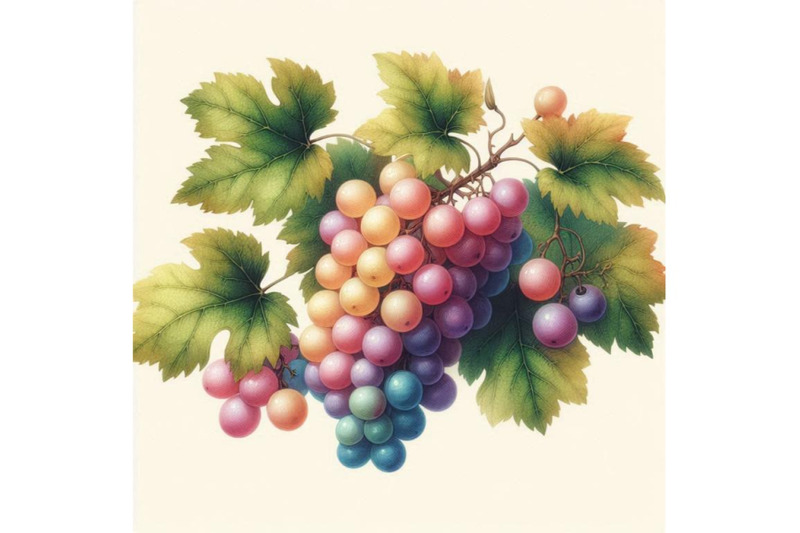 watercolor-grapes