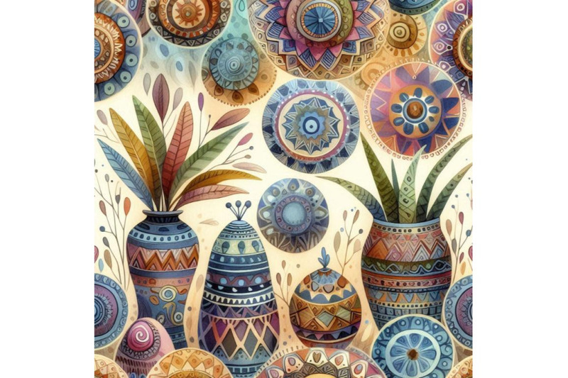 african-seamless-pattern-in-watercolor