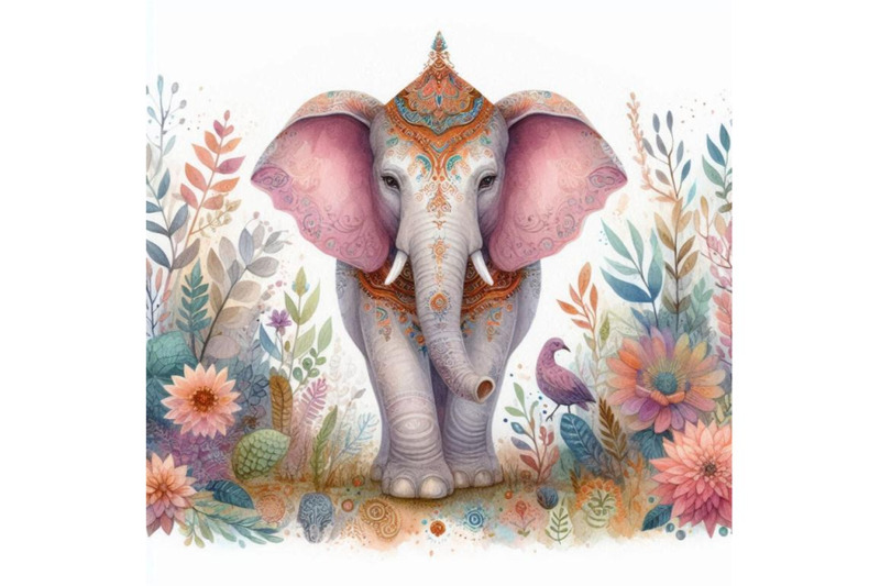 ndian-elephant-watercolor-illustration