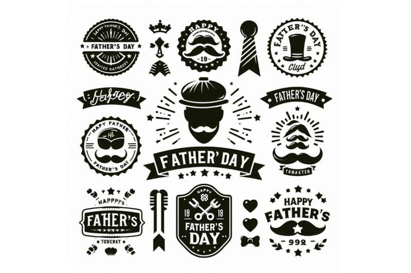 happy-father-s-day-badges-and-design-el