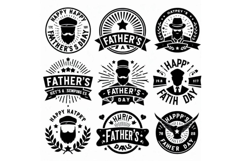 happy-father-s-day-badges-and-design-el