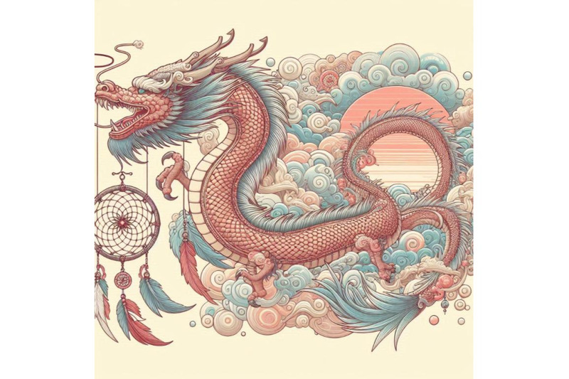 chinese-dragon-and-dreamcatcher-car