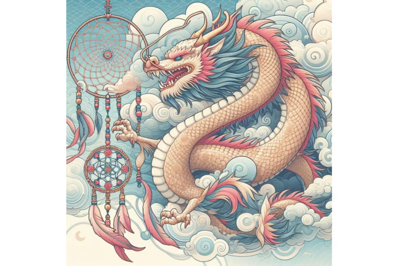 chinese-dragon-and-dreamcatcher-car