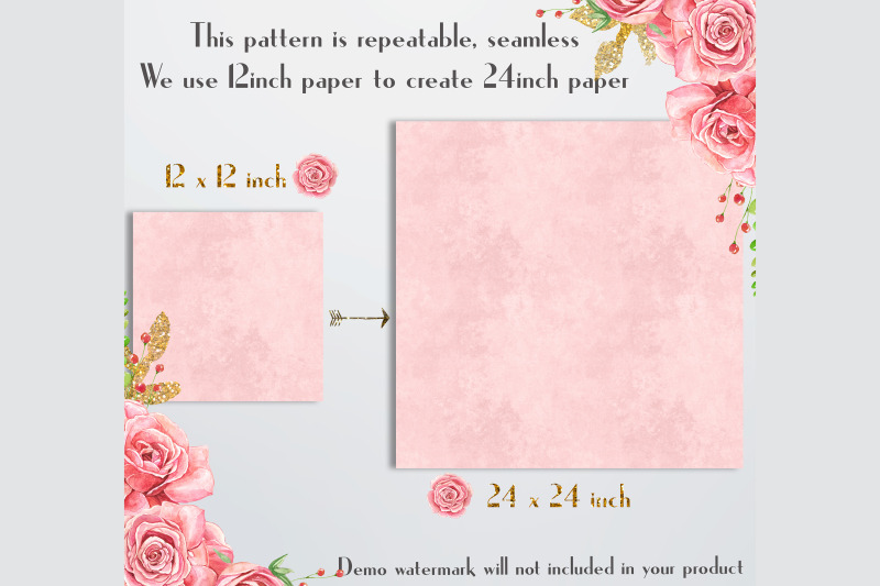 18-seamless-rosegold-watercolor-digital-papers