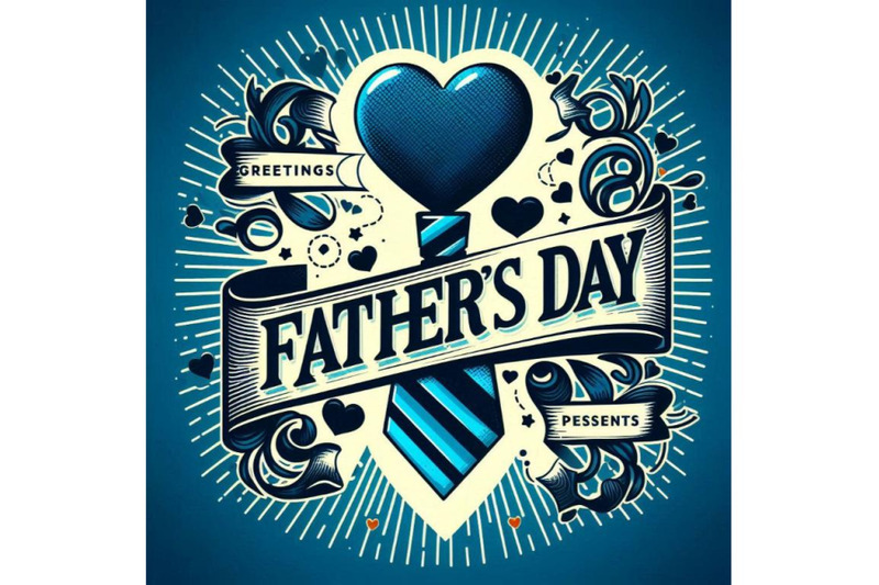 father-s-day-sale-poster-with-heart-shape