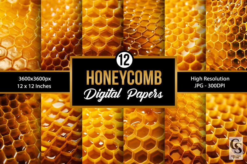 honeycomb-background-digital-papers