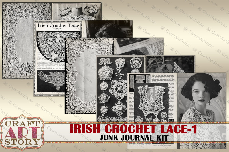 irish-crochet-lace-junk-journal-kit-home-crafts-picture