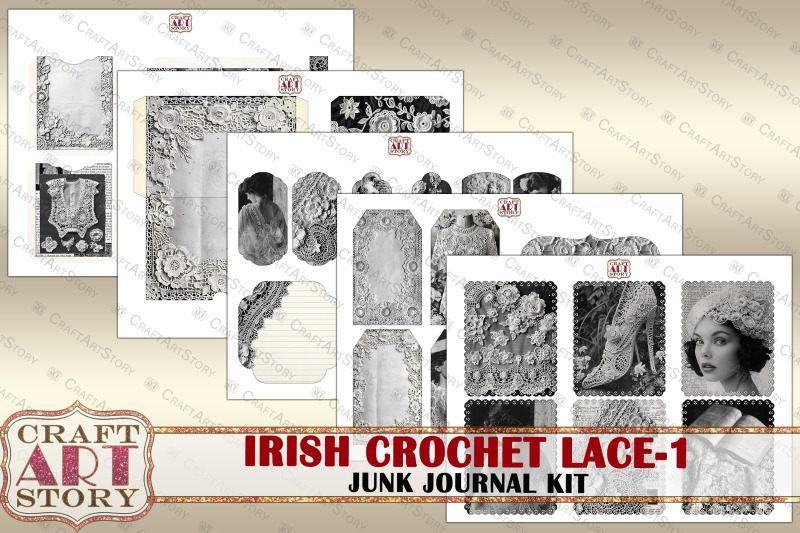 irish-crochet-lace-junk-journal-kit-home-crafts-picture