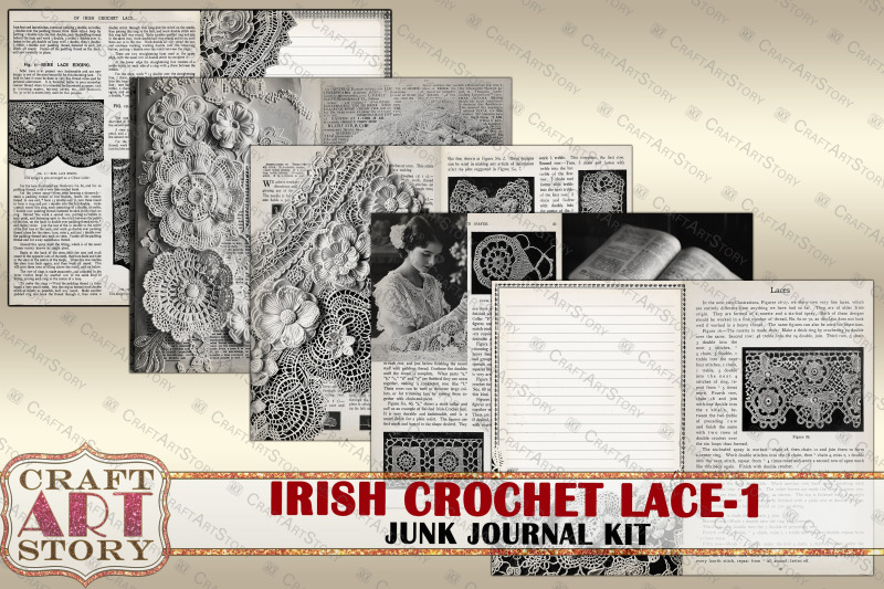 irish-crochet-lace-junk-journal-kit-home-crafts-picture