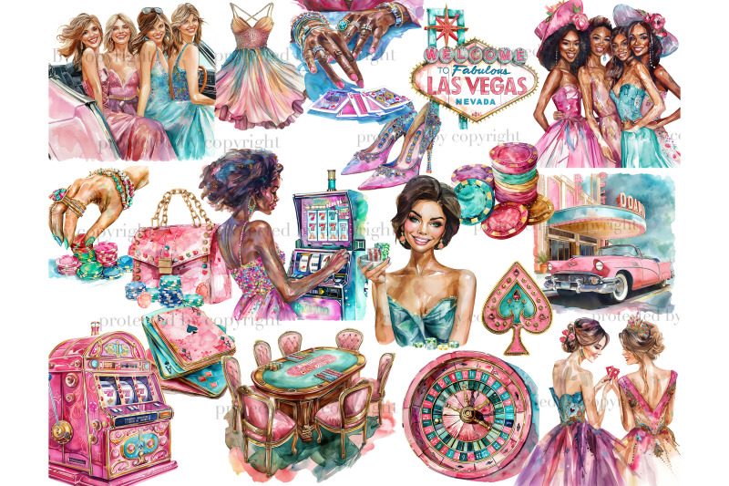 las-vegas-girls-trip-clipart-girlfriend-png